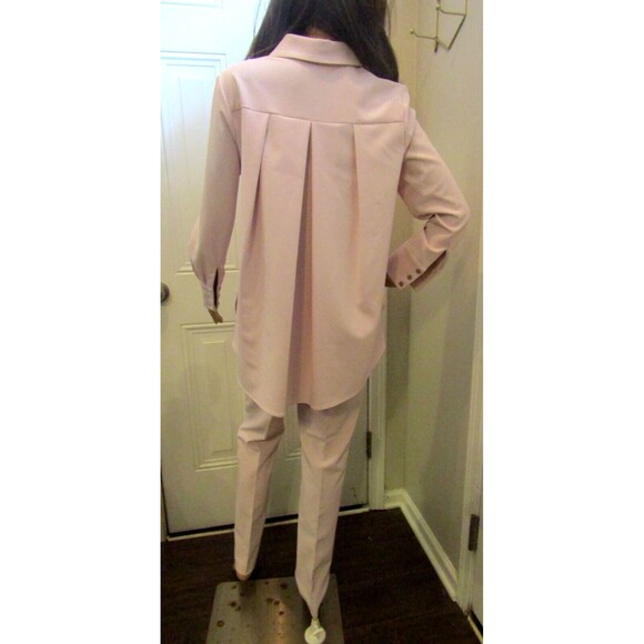 Estelle and Finn Pantsuit 2 Piece Pink Jacket Pants Womens Size XS - Picture 4 of 9